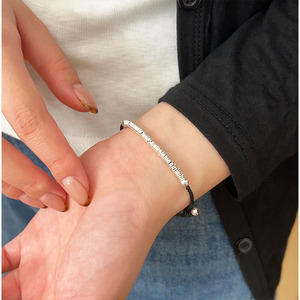 S925 Sterling Silver <b>Bracelet</b> Red String Lucky Charm Couple Jewelry Everyday Wear - Product Image 5
