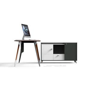 Segretario di lusso piccolo ufficio Ceo tavolo Design moderno Workstation nuovo modello scrivania da ufficio con gambe in metallo mobili per la vendita - Product Image 6