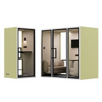 Cabine téléphonique acoustique portable insonorisée pour réunions, idéale pour l'intimité au bureau moderne (vente en gros)