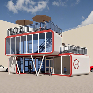 Maison préfabriquée modulaire en bois de pommier écologique avec énergie solaire, imperméable et résistante au vent, idéale pour les boutiques, les maisons d'hôtes et les locations - Product Image 3