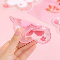 Sous-verre antidérapant motif fleurs roses pour tasse à thé, bol, tapis de table, décoration de bureau, accessoires Kawaii (petit format)