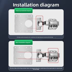 <span class=keywords><strong>Kit</strong></span> de réparation de charnières de meubles de haute qualité du fournisseur, planche de réparation de charnières de placard - Product Image 5