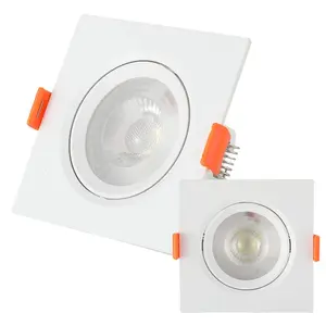 CTT ajustable 3W 5W 7W 9W 12W regulable micro 50mm 55mm recorte LED downlights / downlight con blanco sintonizable