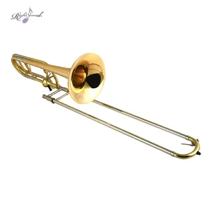 OEM/ODM Musical Instruments Modulated Tennor Trombone Bb/C Key with Case for Student &Begeners