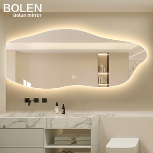 <span class=keywords><strong>Espejo</strong></span> de Baño Inteligente con Iluminación LED Creativa y Antivaho, Montado en la Pared para Uso en el Inodoro y Lavabo, Ideal para <span class=keywords><strong>Maquillaje</strong></span> - Product Image 1