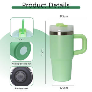 Vaso Térmico Personalizado de 14 oz con Asa, Mini <span class=keywords><strong>Termo</strong></span> Infantil, Vasos Térmicos, Botella de Agua Infantil de Acero Inoxidable Libre de BPA - Product Image 4