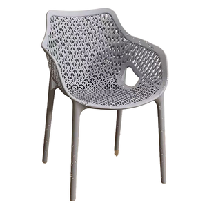 Manufacturer Nordic Design Family <strong>Dining</strong> Room Garden Outdoor PP Hard High-end <strong>Plastic</strong> <strong>Dining</strong> <strong>Chairs</strong> with Armrests - Product Image 6