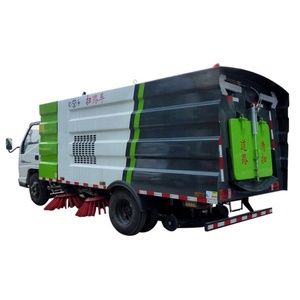 Camión barredor de carreteras Isuzu de 7 cbm con diésel y aspiradora para succión de polvo - Product Image 4