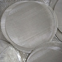 Cakram filter layar bulat jaring kawat baja tahan karat 304 untuk filter keran