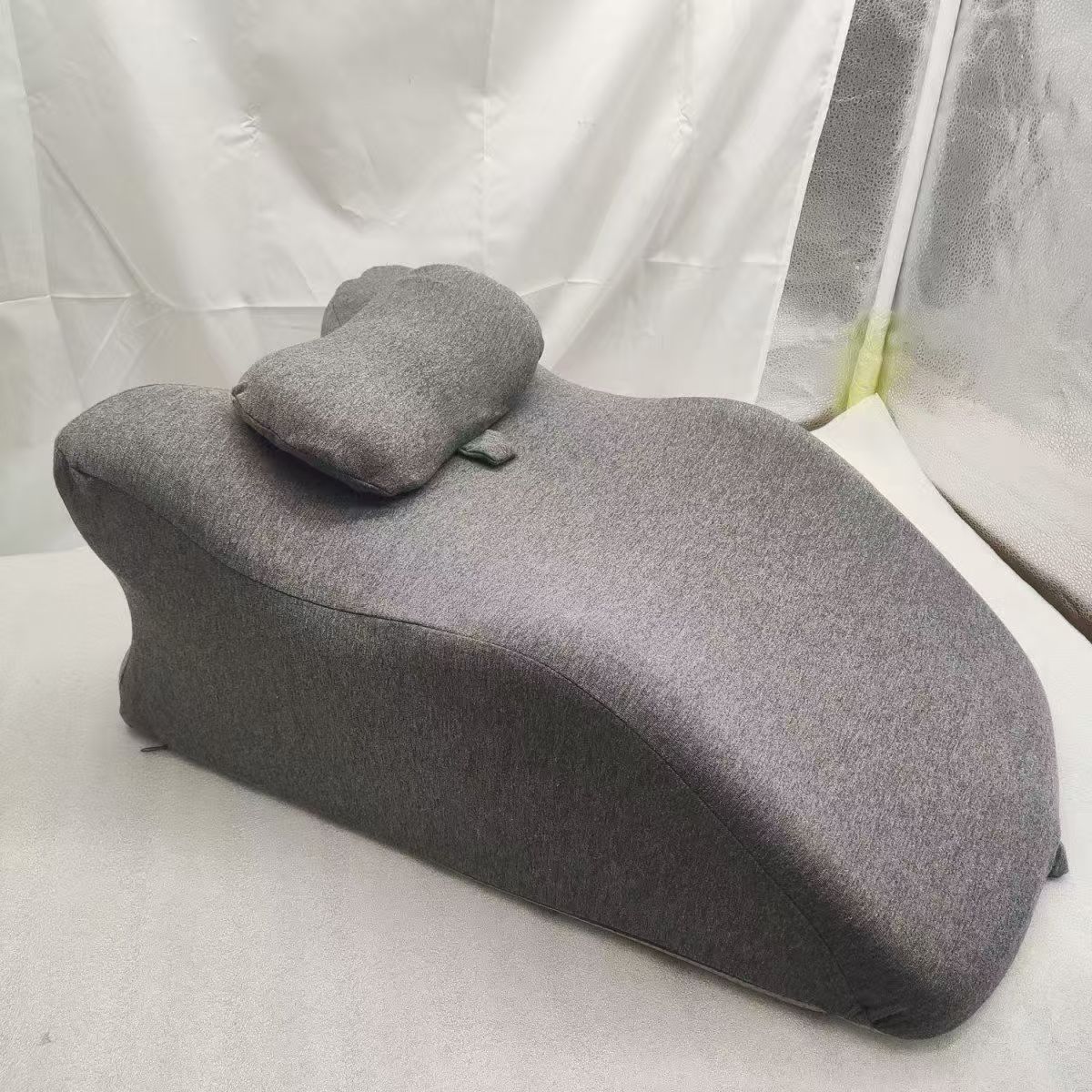 Light gray (with a small pillow)