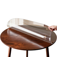 Nappe de table en PVC souple transparente écologique – Imperméable, résistante à l'huile, à la chaleur, facile à nettoyer, anti-rayures, personnalisable