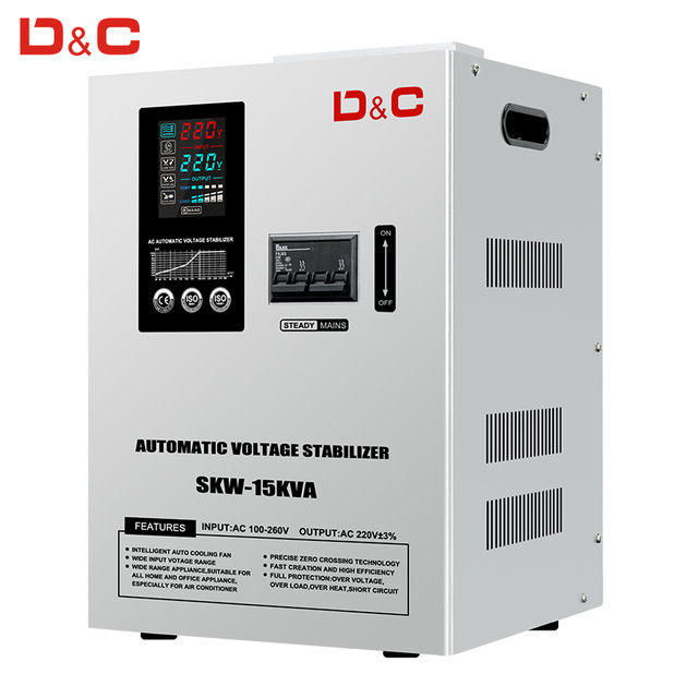 Voltage Regulator 10kva 15kva 20kva 30kva Single Phase AC 220V Home Automatic Voltage Regulator Stabilizers