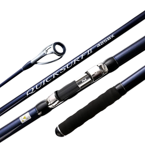 Caña de Pescar Madmouse Quick Surf 425BX de 3 Secciones, de Carbono, con Componentes Fuji Resistentes, para Pesca con Señuelos y Jigs - Product Image 1