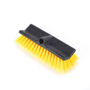 Brosse de nettoyage de 10 pouces à passage d'eau avec poils souples de 6 cm et manche en aluminium de 1,8 m pour le nettoyage de camions, <span class=keywords><strong>camping</strong></span>-cars, bateaux et motorhomes - Product Image 4
