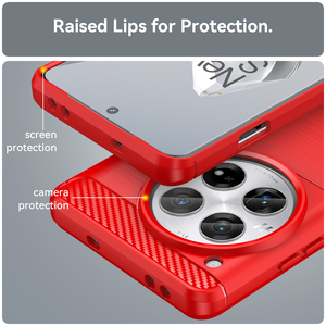 Jmax Chất Lượng Cao Chải Carbon Fiber Mềm TPU Chống Sốc Điện Thoại Di Động Trường Hợp Bìa Cho Một Cộng Với 5 6 7 8 9 <span class=keywords><strong>10</strong></span> 11 12 R T Pro 5G - Product Image 3