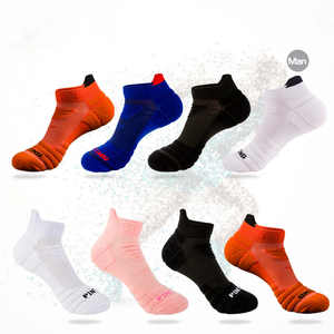 Chaussettes de sport courtes de compression premium anti-ampoules, à séchage rapide, pour la course, le basketball, le cyclisme et la gym, avec languette rembourrée et coupe basse - Product Image 6