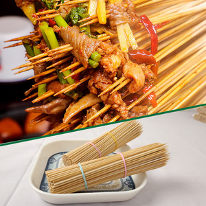 Bambus <span class=keywords><strong>Marshmallow</strong></span> SMores Rang Tre Gậy 110 Gói Thêm Dài An Toàn Cho Trẻ Em Thiết Kế 36 Inch 5Mm Dày Bằng Gỗ - Product Image 2