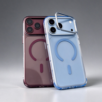 JOYPORODO B569 Coque Magnétique Transparente avec Anneau N52 pour iPhone 17/18 Pro & Pro Max 2000GS Anti-Rayures Vente en Gros