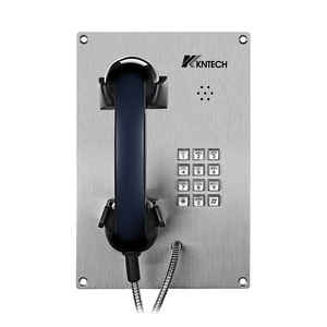 Impermeable y a prueba de humedad a prueba de roturas Teléfono con cable para reclusos Teléfono de cárcel montado en la pared - Product Image 1