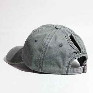 <b>Women</b> Washed Distressed Baseball Cap Bleached Pony Cap Trucker <b>Sun</b> Caps Vintage Dad Plain Ponytail <b>Hat</b> - Product Image 6
