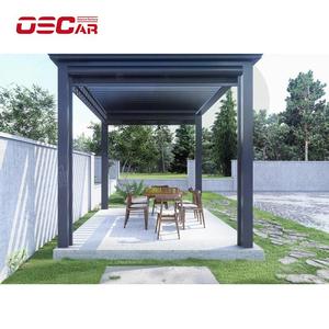 Yeni 6M Pergola su geçirmez alüminyum çerçeve gri beyaz siyah bahçe veranda Yard Pergola - Product Image 1