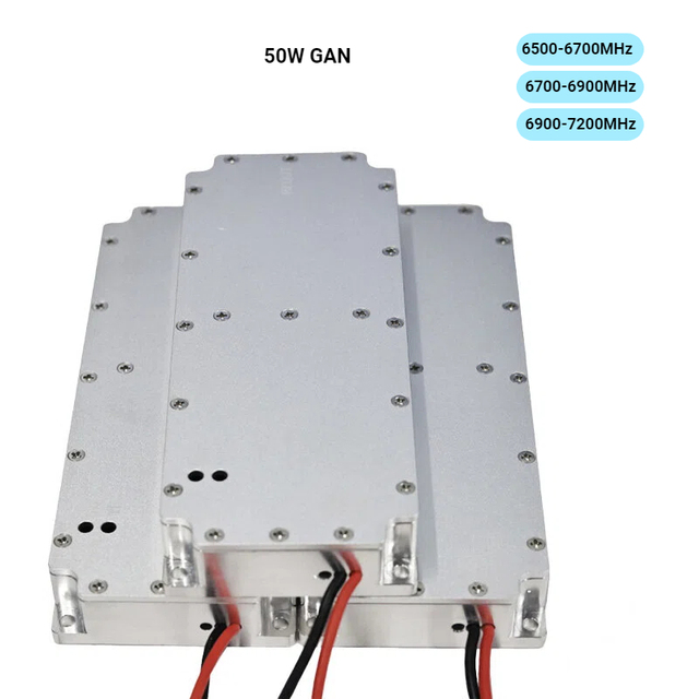 50W GaN Power Amplifier Module 6500-6700MHz 6700-6900MHz 6900-7200MHz for Anti FPV High Power RF Communication Systems
