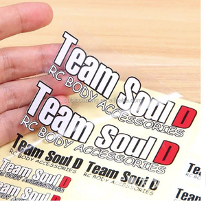 50mic trong suốt rõ ràng Bopp phim Indigo in ấn A4 A3 A3 + Sheets dính nhãn giấy - Product Image 4