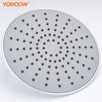 Classique Moderne Chrome Salle De Bains Ensemble Pas Cher ABS Pommeau De Douche En Laiton Poli Céramique Jet De Pluie pour Bain Douche OEM Service Disponible