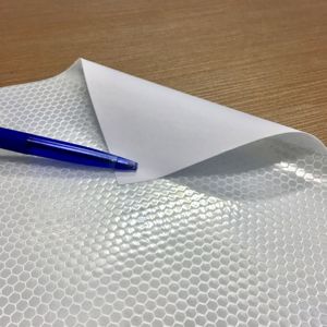 Prismatic Reflective Sheeting <strong>Printable</strong> Honeycomb PVC Reflective Sticker <strong>Vinyl</strong> <strong>Roll</strong> - Product Image 1