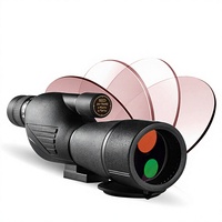 Nouvelle lunette monoculaire zoom 25-75X60 avec film rouge, haute définition, grande ouverture, observation des oiseaux, vision nocturne faible luminosité