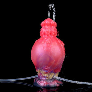 Consolador inflable y suave para mujer/hombre, juguete sexual para agrandar el nudo grande, nuevo consolador de chorros de fantasía, novedad de 2017 - Product Image 5