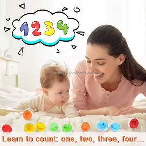 Gioco Educativo per Bambini con Uova Intelligenti Abbinate, Uova Artificiali Staccabili per il Riconoscimento delle Forme, Giochi Puzzle sul Traffico - Product Image 2