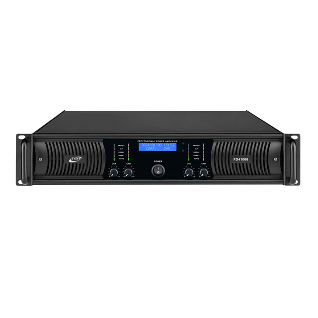4 Ch Power Amplifier 1000w Power Mixer Amplifier System for Full Range Speaker