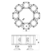 24 W/M DC24V Extérieur RVB Mini Raccord Modulaire Aluminium Extérieur IP66 Étanche LED Flexible Linéaire Wallwasher Light