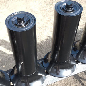 Конвейерная лента транспортировочный ролик 76 мм 89 мм стальная труба подвесной Конвейерный несущий ролик - Product Image 6