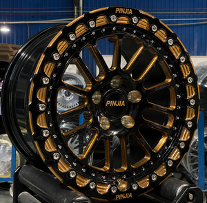 ล้อรถแข่ง PJ ลาก beadlock 13 "14" 15 "สำหรับ BMW <span class=keywords><strong>M4</strong></span> M5 E46 E92 F80 F82 Mercedes-Benz C63 AMG CLS63 GT63S C43 - Product Image 4