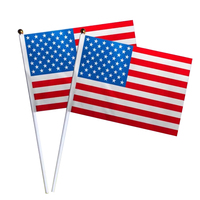 Drapeaux du monde en polyester personnalisés, impression en usine, États-Unis, 250 ans d'expérience, drapeaux nationaux avec transfert thermique pour événements