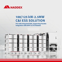 Prix usine 100/125kW-2.5MW Solution ESS C&I Système solaire Module MPPT STS Batterie solide LiFePO4 6000 cycles -10-65°C pour