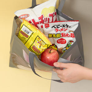 กระเป๋าช้อปปิ้งผ้าใยสังเคราะห์ยูนิเซ็กส์ลายตัวละครการ์ตูนพร้อมซิปปิดกระเป๋าโท้ทลำลองซับในกระเป๋าเดินทางโพลีเอสเตอร์ - Product Image 5