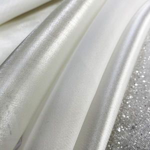 Parlak parlaklık ile düşes saten İtalyan saten ipek kumaş - Product Image 5