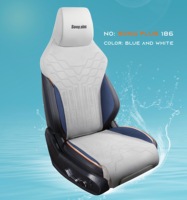 Pour BYD siège de voiture accessoires d'usine conception mignonne coussin de siège avant en cuir PU Honda Accord Fit coupé modèles Auto accessoire