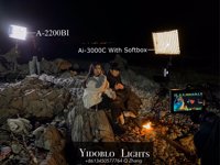Yidoblo film 300W 2800k-9999k AI-3000C LED panneau lumineux RGBW + effet vidéo lumière panneau photographie RGB LED Studio lumières
