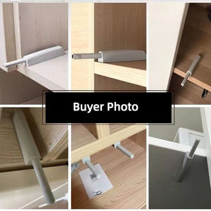 Loquet à ressort <span class=keywords><strong>pour</strong></span> <span class=keywords><strong>porte</strong></span> de meuble de cuisine, 116 mm, <span class=keywords><strong>aimant</strong></span> de rebond, amortisseur de <span class=keywords><strong>porte</strong></span> <span class=keywords><strong>coulissante</strong></span>, loquet à pousser - Product Image 4