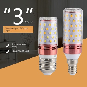 หลอดไฟ LED ขั้ว E27/E14/B22 คุณภาพสูง 12W 16W อะลูมิเนียม สองสี 3 สี รุ่นข้าวโพด - Product Image 3