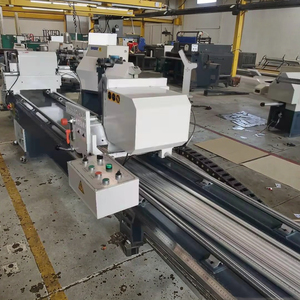 Sierra de doble inglete para corte de aluminio, máquina de 2 cabezales, sierra de doble inglete económica para ventanas de aluminio - Product Image 6