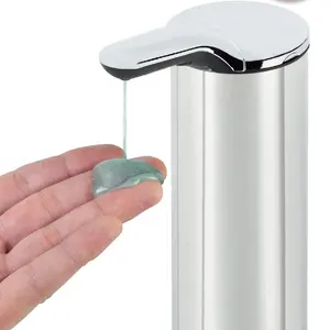 2023 새로운 도매 스테인레스 스틸 자동 비누 디스펜서 250ML 주방 욕실 비누 디스펜서