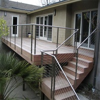 Système de balustrade en acier inoxydable et aluminium à prix abordable pour terrasse extérieure, balcon, escalier, villa, salle de bain – Design moderne, résistant à la rouille