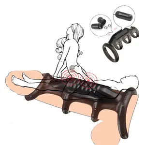 Penis Vibrating Ring Lasting Enlarge Cock Stimulate Massage Clitoris For Woman Men G Spot Vibrator