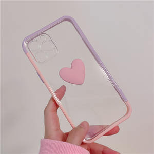 Per <span class=keywords><strong>iphone</strong></span> 12 13 11 custodia tpu clear 3D colorful love heart per <span class=keywords><strong>iphone</strong></span> x xs max <span class=keywords><strong>xr</strong></span> custodia <span class=keywords><strong>cover</strong></span> posteriore trasparente - Product Image 6