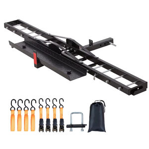 Porte-<span class=keywords><strong>moto</strong></span> Ambull Factory ODM OEM 1100 LBS en acier avec <span class=keywords><strong>attelage</strong></span> et rampe de 47 pouces - Product Image 1